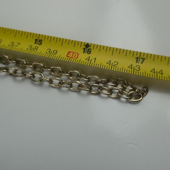 Light Amber & Gold Tone Y T Drop Regency Bridgerton Statement Necklace Cabochons - Picture 11 of 11